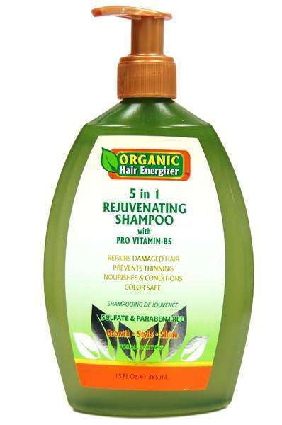 Organic Hair Energizer 5-in-1 Rejuvenating Shampoo - Deluxe Beauty Supply