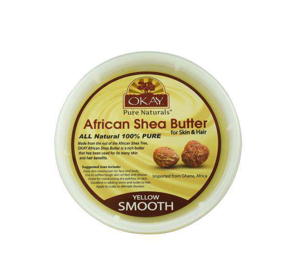 Okay African Shea Butter Yellow - Deluxe Beauty Supply