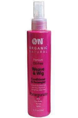 ON Natural Weave & Wig Conditioner & Detangler 8oz - Pomegranate - Deluxe Beauty Supply