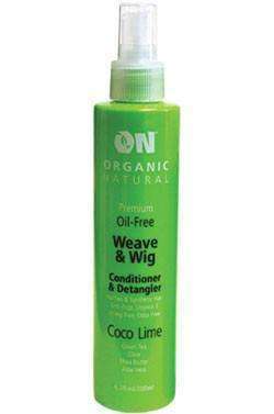 ON Natural Weave & Wig Conditioner & Detangler 8oz - Coco Lime - Deluxe Beauty Supply
