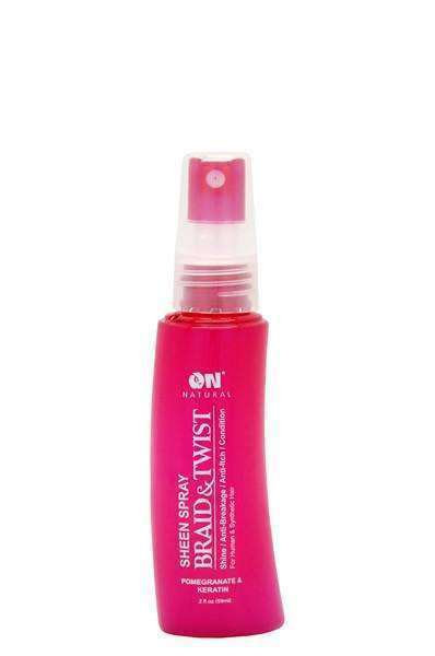 ON Natural Braid &Twist Sheen Spray - Pomegranate & Keratin - Deluxe Beauty Supply