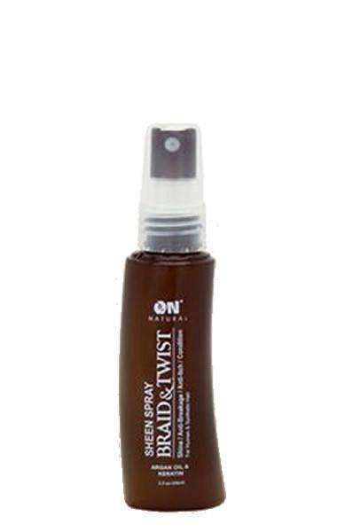 ON Natural Braid &Twist Sheen Spray - Argan & Keratin - Deluxe Beauty Supply