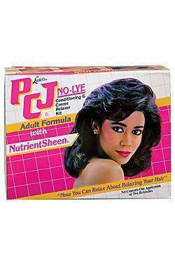 PCJ No Lye Conditioning & Creme Relaxer Kit - Adult Formula - Deluxe Beauty Supply