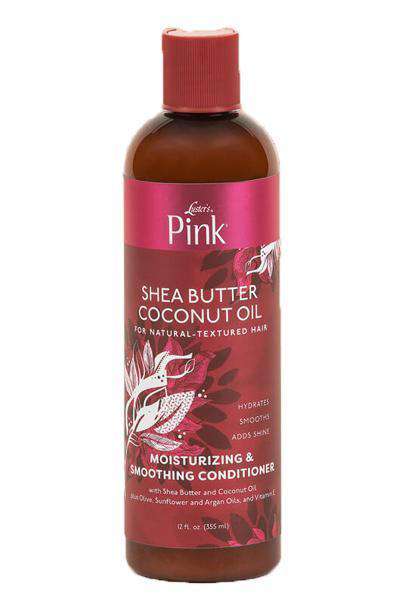 Pink Shea Butter Coconut Oil Moisturizing & Smoothing Conditioner - Deluxe Beauty Supply