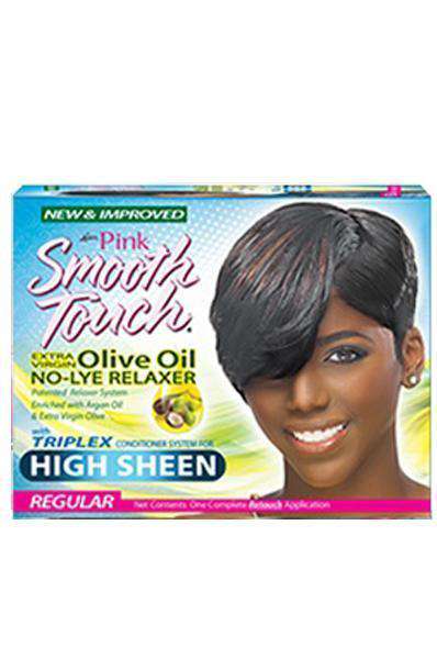 Pink Smooth Touch New Growth Relaxer Kit - Regular - Deluxe Beauty Supply