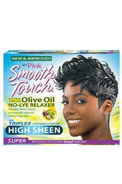 Pink Smooth Touch New Growth Relaxer Kit - Super - Deluxe Beauty Supply