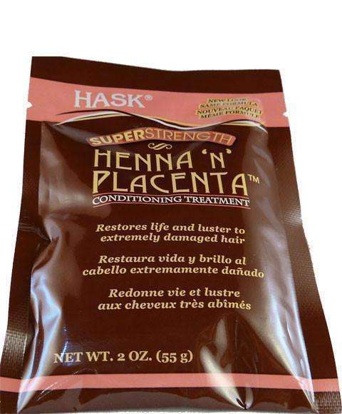Hask Henna n Placenta Packette -Super - Deluxe Beauty Supply