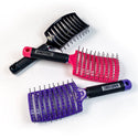 Touch Down Quick Dry Detangling Brush - Purple
