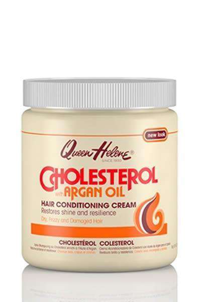 Queen Helene Cholesterol Hair Conditioning Cream w/ Argan Oil - Deluxe Beauty Supply