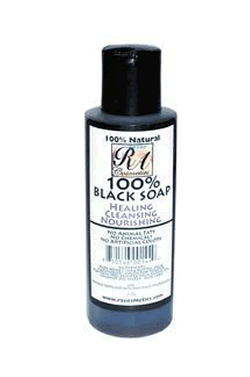 RA Cosmetics Liquid Black Soap 4oz - Deluxe Beauty Supply