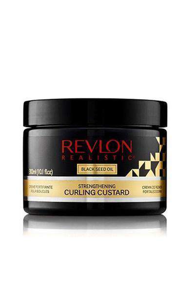 Revlon Realistic Black Seed Oil Strengthening Curling Custard - Deluxe Beauty Supply