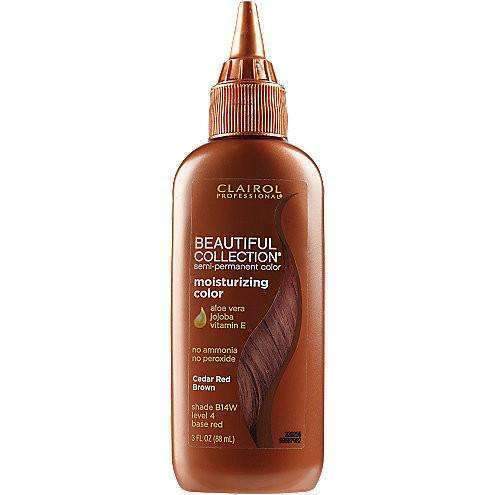 Beautiful Collection Semi-Permanent Haircolor 14W Cedar Red Brown - Deluxe Beauty Supply