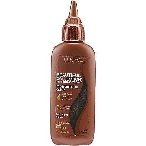 Beautiful Collection Semi-Permanent Haircolor 15W Dark Warm Brown - Deluxe Beauty Supply