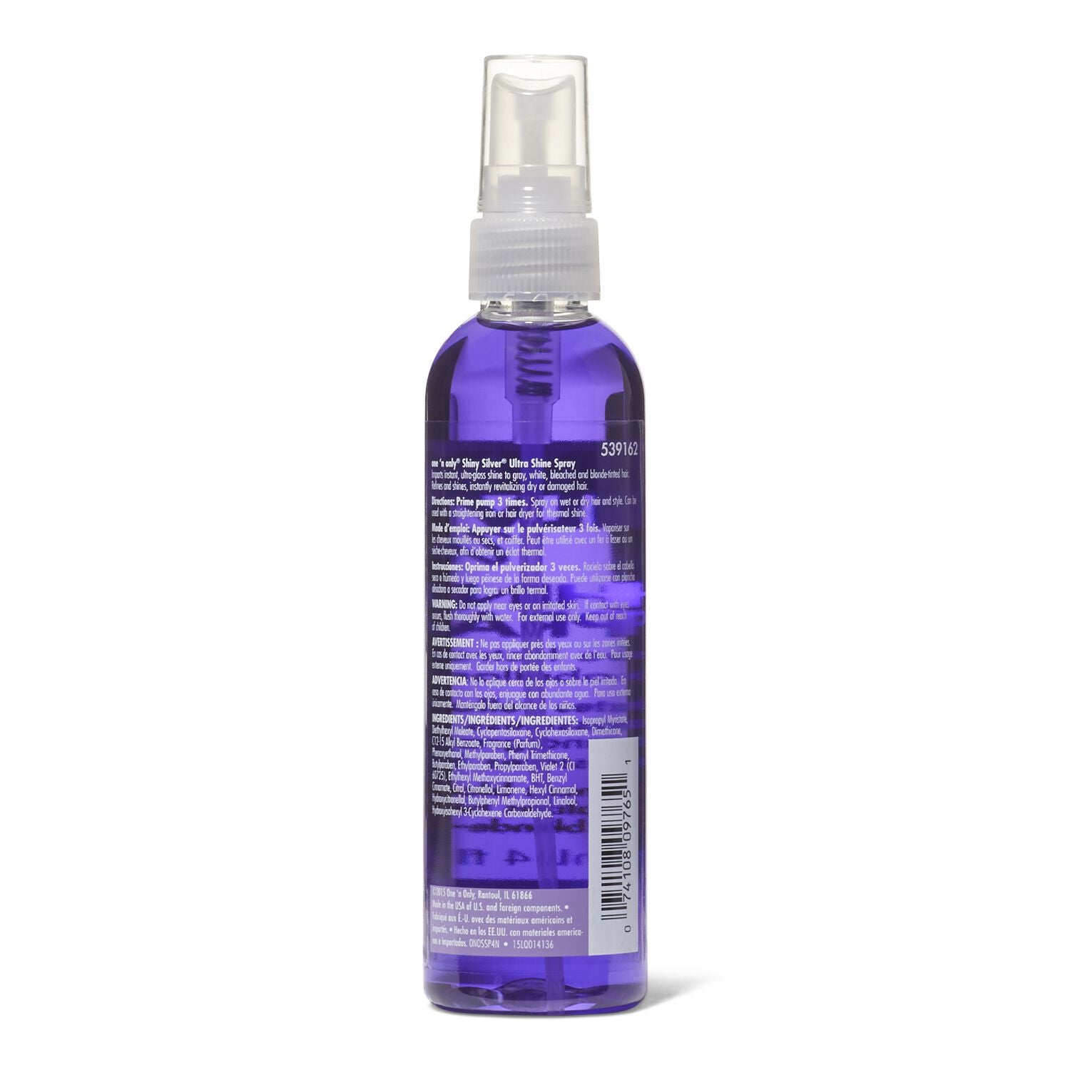 One 'n Only Shiny Silver Ultra Shine Spray