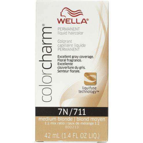 Wella Color Charm Permanent Liquid Hair Color - 7N/711 Medium Blonde - Deluxe Beauty Supply