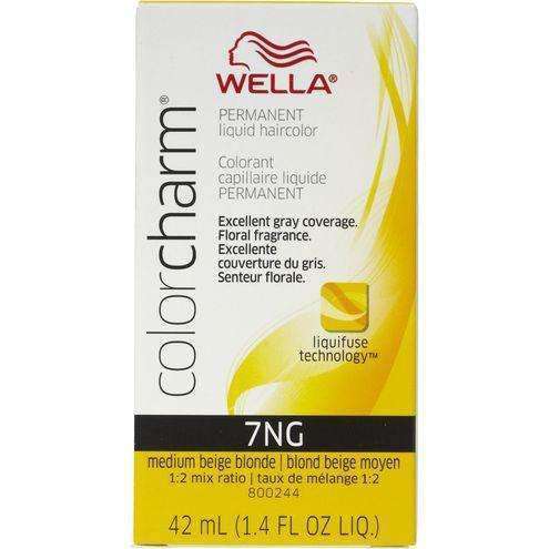 Wella Color Charm Permanent Liquid Hair Color - 7NG Medium Beige Blonde - Deluxe Beauty Supply