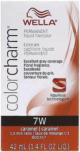 Wella Color Charm Permanent Liquid Hair Color - 7W Caramel - Deluxe Beauty Supply