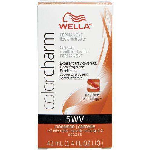 Wella Color Charm Permanent Liquid Hair Color - 5WV Cinnamon - Deluxe Beauty Supply