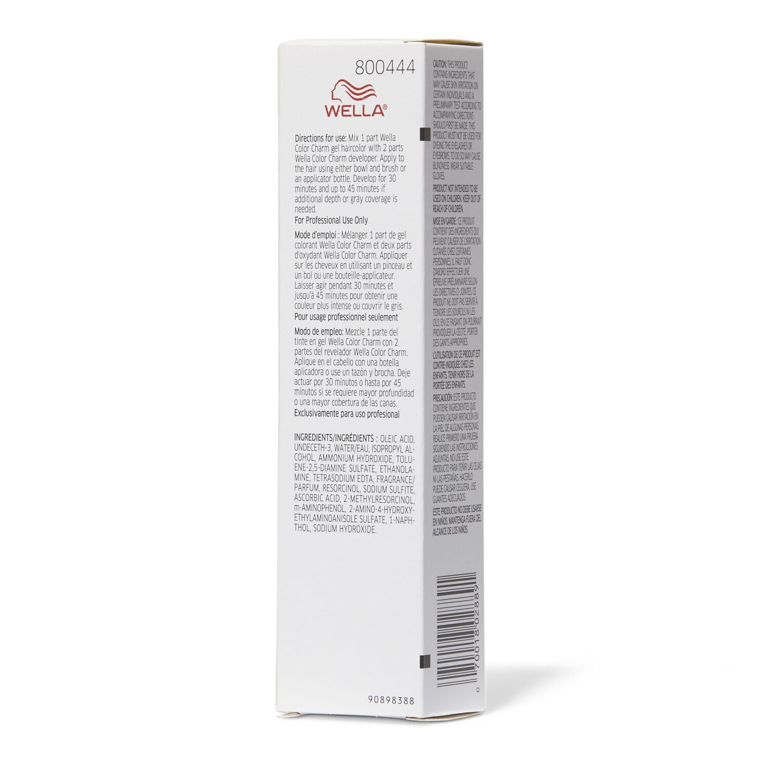 Wella Color Charm Gel Permanent Hair Color - 8A/740.5 Light Ash Blonde