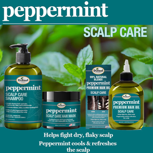 Difeel Peppermint Scalp Care Premium Hair Oil 2.5oz