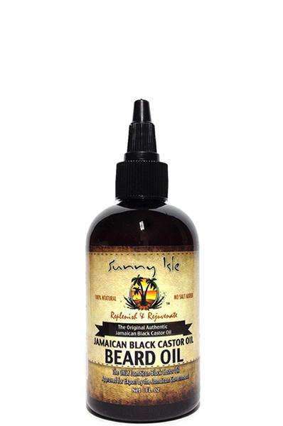 Sunny Isle Jamaican Black Castor Oil Beard Oil 2oz - Deluxe Beauty Supply