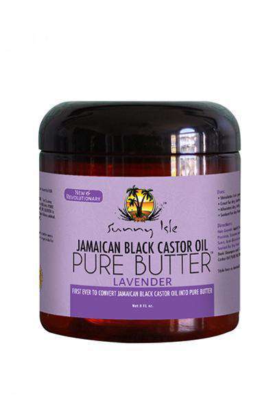 Sunny Isle Jamaican Black Castor Oil Pure Butter 8oz - Lavender - Deluxe Beauty Supply