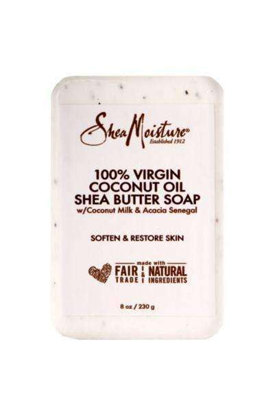 Shea Moisture 100% Virgin Coconut Oil Shea Butter Soap - Deluxe Beauty Supply