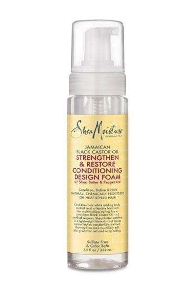 Shea Moisture Jamaican Black Castor Oil Strengthen & Restore Conditioning Design Foam - Deluxe Beauty Supply