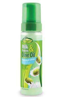 Sofn'free GroHealthy Milk Protein & Olive Oil Foam Wrap Lotion - Deluxe Beauty Supply