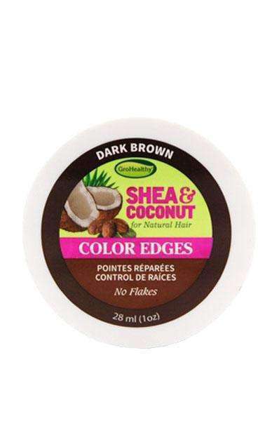 Sofn'free Gro Healthy Shea & Coconut Color Edges - Dark Brown - Deluxe Beauty Supply