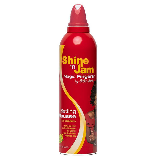 Ampro Shine 'n Jam Magic Fingers Setting Mousse - Deluxe Beauty Supply