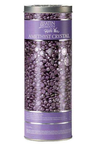 Satin Smooth Spa Pebble Hard Wax - Amethyst Crystal - Deluxe Beauty Supply