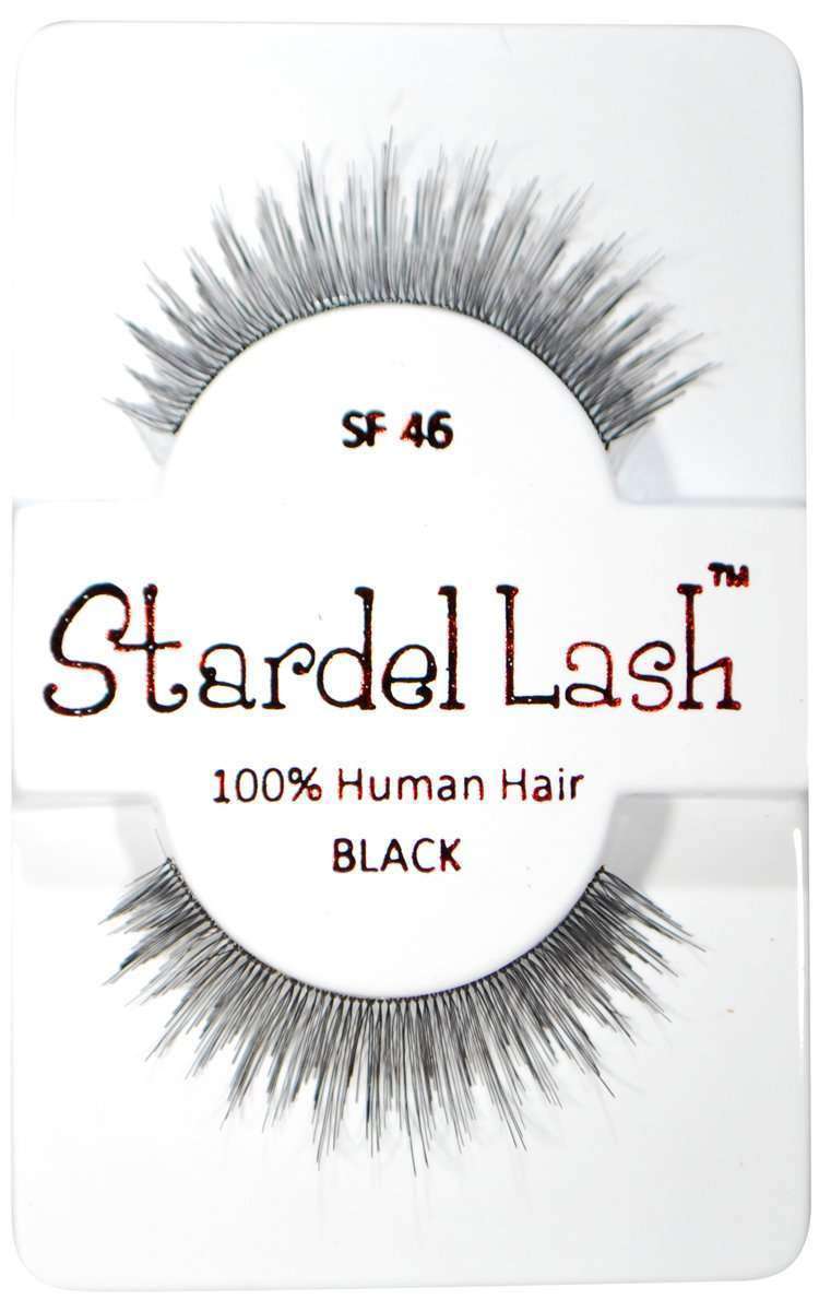 Stardel Lash 100% Human Hair Lashes - SF 46 Black - Deluxe Beauty Supply