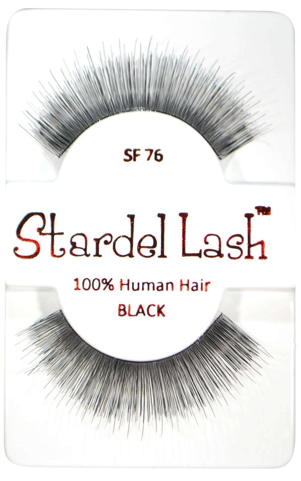 Stardel Lash 100% Human Hair Lashes - SF 76 Black - Deluxe Beauty Supply