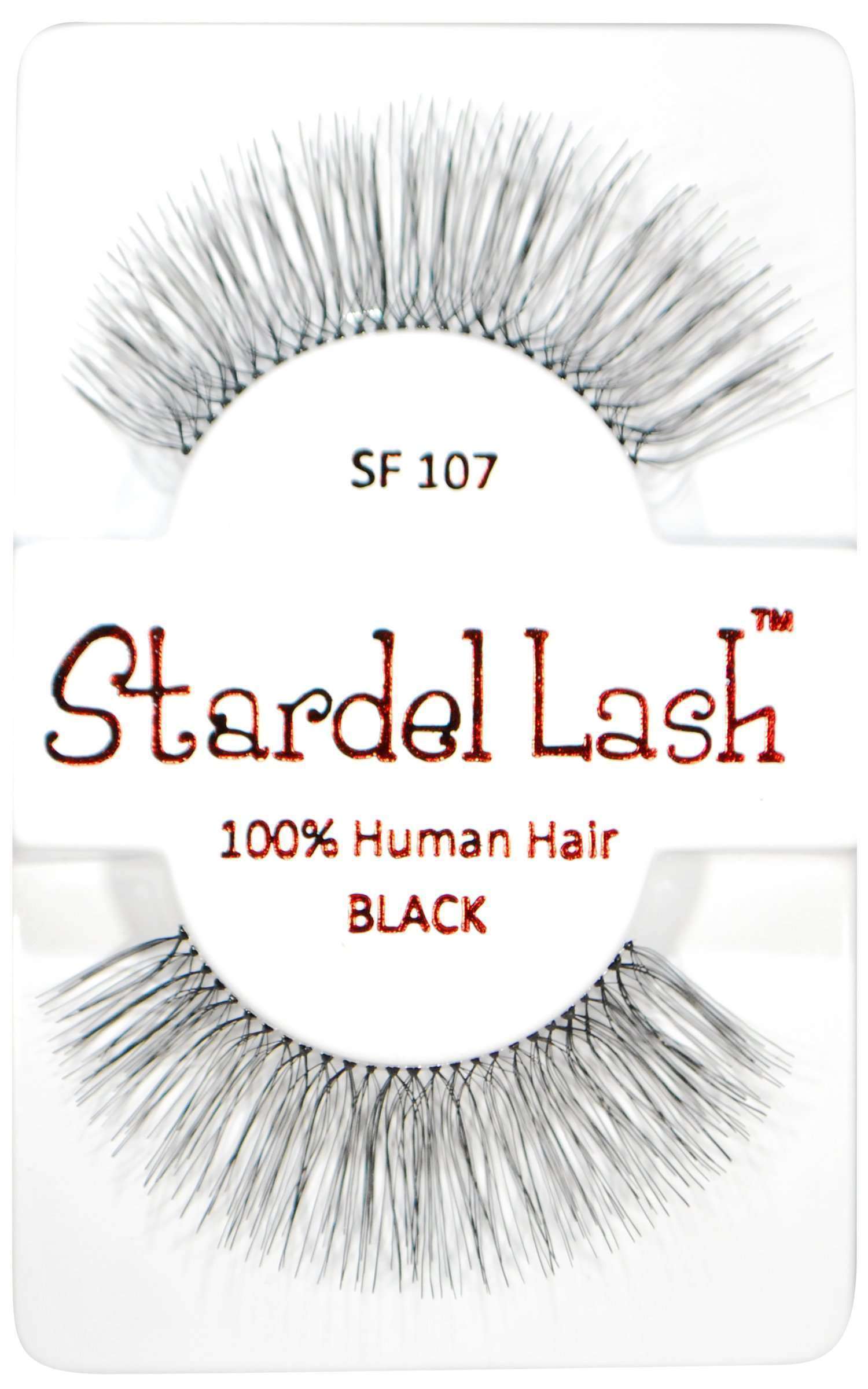 Stardel Lash 100% Human Hair Lashes - SF 107 Black - Deluxe Beauty Supply