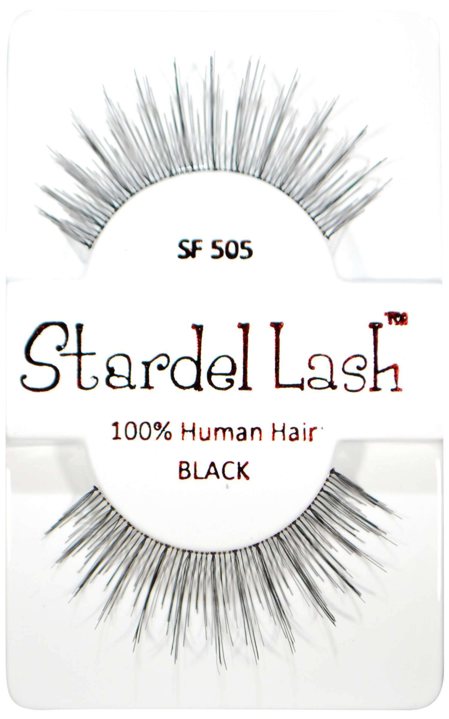 Stardel Lash 100% Human Hair Lashes - SF 505 Black - Deluxe Beauty Supply