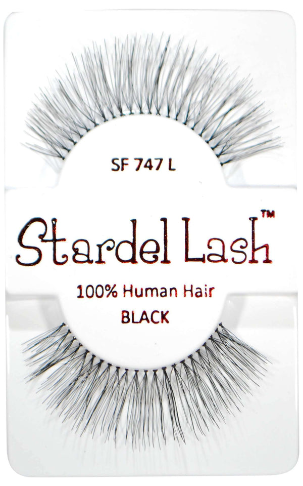 Stardel Lash 100% Human Hair Lashes - SF 747 L Black - Deluxe Beauty Supply
