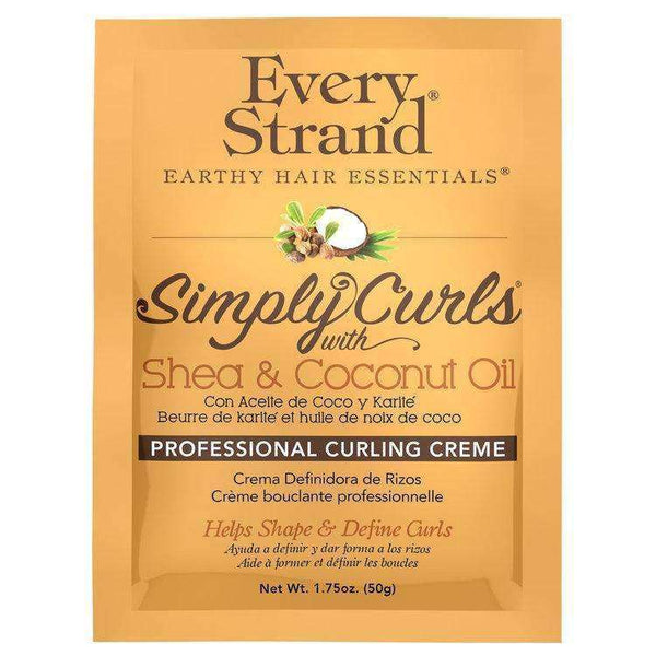 Every Strand Simply Curls Shea & Coconut Oil Professional Curling Creme Packette - Deluxe Beauty Supply