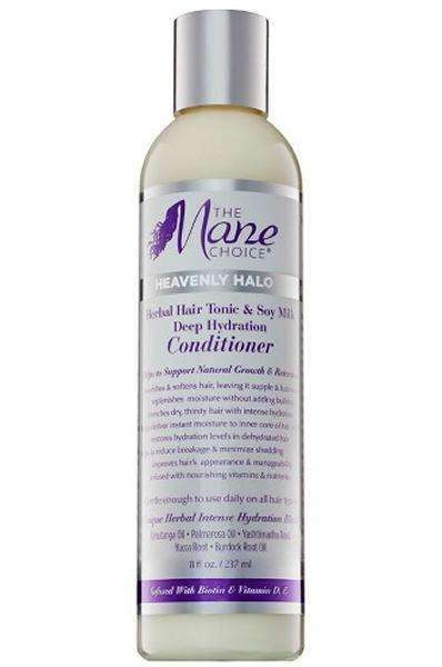 The Mane Choice Heavenly Halo Herbal Hair Tonic & Soy Milk Deep Hydration Conditioner - Deluxe Beauty Supply