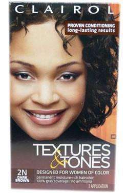 Textures & Tones Permanent Hair Color - 2N Dark Brown - Deluxe Beauty Supply