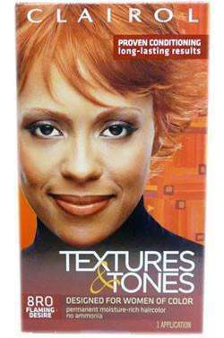 Textures & Tones Permanent Hair Color - 8RO Flaming Desire - Deluxe Beauty Supply