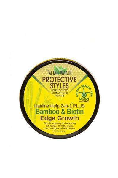 Taliah Waajid Protective Styles Hairline Help 2-in-1 Plus Bamboo & Biotin Edge Grow - Deluxe Beauty Supply