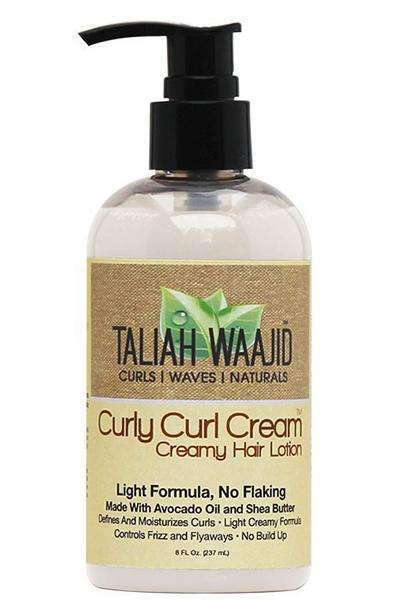 Taliah Waajid Curly Curl Cream Creamy Hair Lotion - Deluxe Beauty Supply