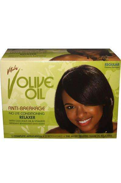 Vitale Olive Oil Anti-Breakage No Lye Conditioning Relaxer- Regular - Deluxe Beauty Supply