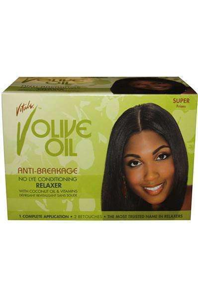 Vitale Olive Oil Anti-Breakage No Lye Conditioning Relaxer- Super - Deluxe Beauty Supply