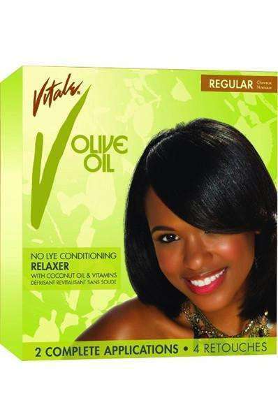 Vitale Olive Oil Anti-Breakage No Lye Conditioning Relaxer 2 Applications - Regular - Deluxe Beauty Supply