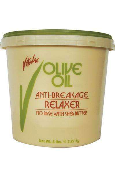 Vitale Olive Oil Anti-Breakage No Base Relaxer 5lb - Regular - Deluxe Beauty Supply