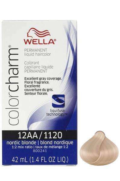 Wella Color Charm Permanent Liquid Hair Color - 12AA/1120 Nordic Blonde - Deluxe Beauty Supply