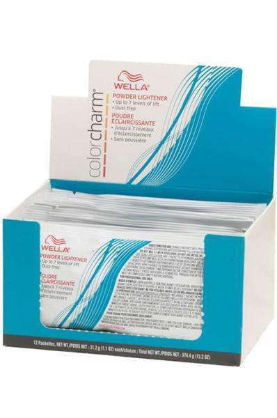 Wella Color Charm Powder Lightener Box of 12 - Deluxe Beauty Supply