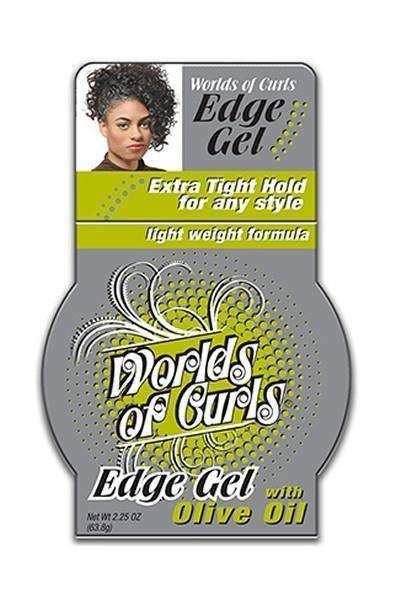 World Of Curls Edge Gel w/ Olive Oil - Deluxe Beauty Supply